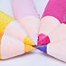 minky - zagłówek dla dziecka, różowa - duża kredka maskotki poduszka ochraniacz