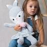 handmade poduszka dziecięca przepiękna, niezwykle oryginalna przytulanka królik maskotki dekoracja pokoju
