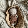 brązowe maskotki prezent dla dziecka króliczka maya do tulenia zabawka wnuka