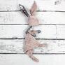 maskotki: Luluś Królik dla niemowląt Dream Bunny - Handmade przytulanka sensoryczna