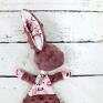 przytulanka niemowlaka luluś królik - dla sarenka w maskotki sensoryczna prezent noworodka