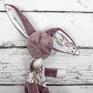 Nuva Art prezent dla noworodka maskotki pierwsza luluś królik - niemowląt przytulanka sensoryczna