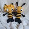 maskotki: Wesołe pszczołki - pszczoła crochet