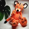 tygrys pluszak - szydełkowy specjalny na prezent dla dziecka | hug me zabawka
