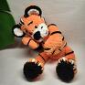 pomarańczowe pluszak - szydełkowy specjalny na maskotki tygrys zabawka dla dziecka