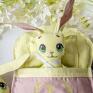 zielone maskotki króliczek z - limonka - seria kochany królik zestaw z łóżeczkiem