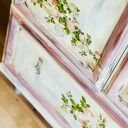 Szafa Prowansalska Shabby Chic - Ręcznie Malowana Unikat z Kwiatami (Wysyłka)