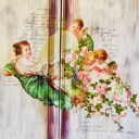 Szafa Prowansalska Shabby Chic - Ręcznie Malowana Unikat z Kwiatami (Wysyłka)