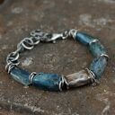 kyanit - surowa bransoleta unisex