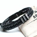 KLASYCZNA BRANSOLETKA MĘSKA Z GRAWEREM z imionami bliskich, dzieci lub daty