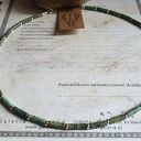 Turkus afrykański - męski naszyjnik handmade ze srebrem 925