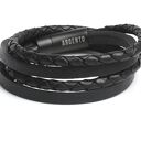 Bransoletka skórzana męska ArgentoMen