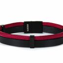 Męska bransoletka paracord z rzemieniem