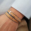 Bransoletka męska korek jeans hombree steel