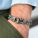 bransoletka męska boho MASAYAL z hakiem