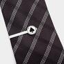 prezent ręcznie robiona spinka do krawata z wysokiej jakości grafiką męska karty