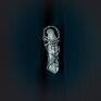 Stalkrys - naszyjnik - kryształem kryształ lemuriański wisiorek ze stali