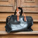 Skórzana torba podróżna lekarska na dokumenty ręcznie wykonana