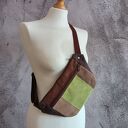 Damska mini nerko-torebka handmade - saszetka na rower