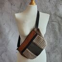 Damska nerka/saszetka na rower i do pracy - mini cross handmade