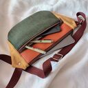 Damska nerko-torebka na rower - mini saszetka handmade