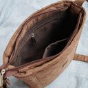 brązowa mini torebka