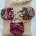 Torebka listonoszka Boho Wabe Bag " MINI - kolor burgondowy/bordowy/czerwone