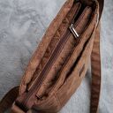 brązowa mini torebka