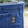 upcyklingowa jeansowa mini listonoszka do noszenia na ukos na prezent dżinsowa torebka