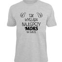 Koszulka z nadrukiem dla morsa, prezent najlepszy MORS, morsowanie, urodziny
