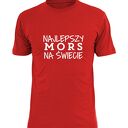 Koszulka z nadrukiem dla morsa, prezent najlepszy MORS, morsowanie, urodziny