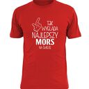 Koszulka z nadrukiem dla morsa, prezent najlepszy MORS, morsowanie, urodziny