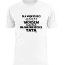 Koszulka z nadrukiem dla morsa, prezent najlepszy MORS, morsowanie, urodziny