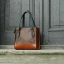 Duża torebka na ramię od Ladybuq, świetna skórzana wielofunkcyjna torba do biura