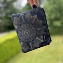 Torba-etui na laptopa z organizerem - zestaw handmade BEBOKI