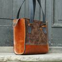 Duża torebka na ramię od Ladybuq, świetna skórzana wielofunkcyjna torba do biura lub na zakupy