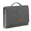 Duża Torba Na Laptopa 15'6" - teczka szara