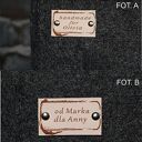 Torba z filcu na laptopa A4 - listonoszka personalizowana grawerowaną dedykacją