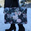 Torba na laptop - maki i kolorowe kolibry