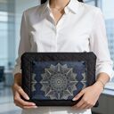 Torba - etui na laptopa z organizerem - zestaw handmade