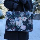 Torba na laptop - maki i kolorowe kolibry