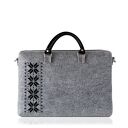 torba filcowa romby czarne