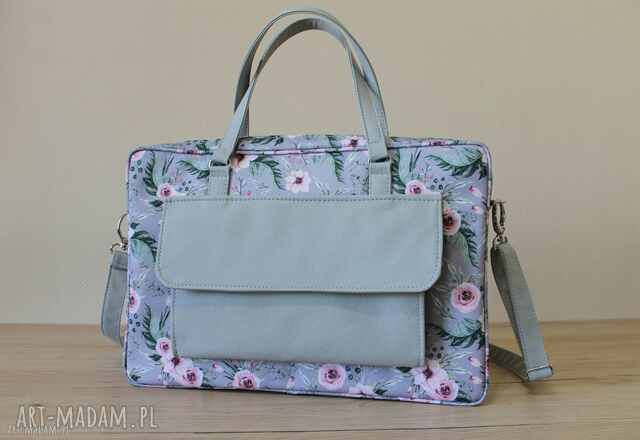 Torba na laptop - polne kwiaty