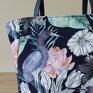 pod choinkę Shopper Bag - czaple - elegancka nowoczesna