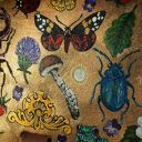 Ręcznie malowana skórzana torba na ramię LAS