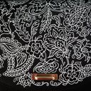 czarna artystyczna torebka z ekoskóry PAISLEY