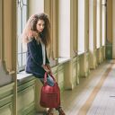 skórzana ręcznie wykonana torebka Mała Ladybuq podręczna torebka do pracy lub na zakupy od Ladybuq