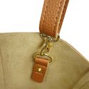 MANZANA duża torba klasyczna 2w1 karmelowa