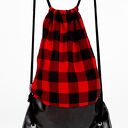 Plecak flanelowy unisex grunge na ramię Borba
