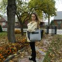Shopper bag z czaplami na ramię - rękodzieło, które pasuje do codziennych stylizacji